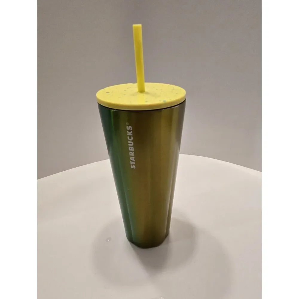 Starbucks yellow green